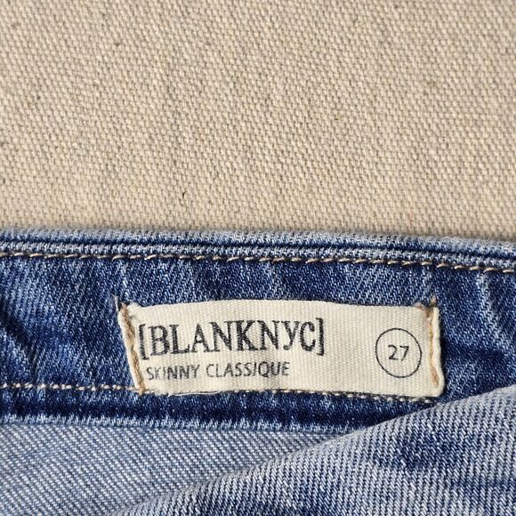 Blank NYC Women's Jeans Size‎ 27 Distressed Denim with Stylish Tears - Picture 11 of 16